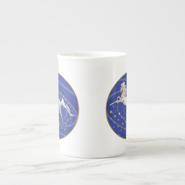 Caneca De Porcelana Starry Mare Bone China Mug (Frente)