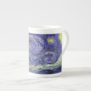 Caneca De Porcelana Starry Night, Vincent Van Gogh.