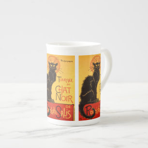 Caneca De Porcelana Steinlen: Bate-papo Noir