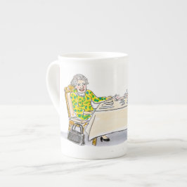 Caneca De Porcelana Sua Majestade, Rainha Elizabeth II
