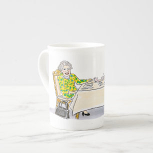 Caneca De Porcelana Sua Majestade, Rainha Elizabeth II