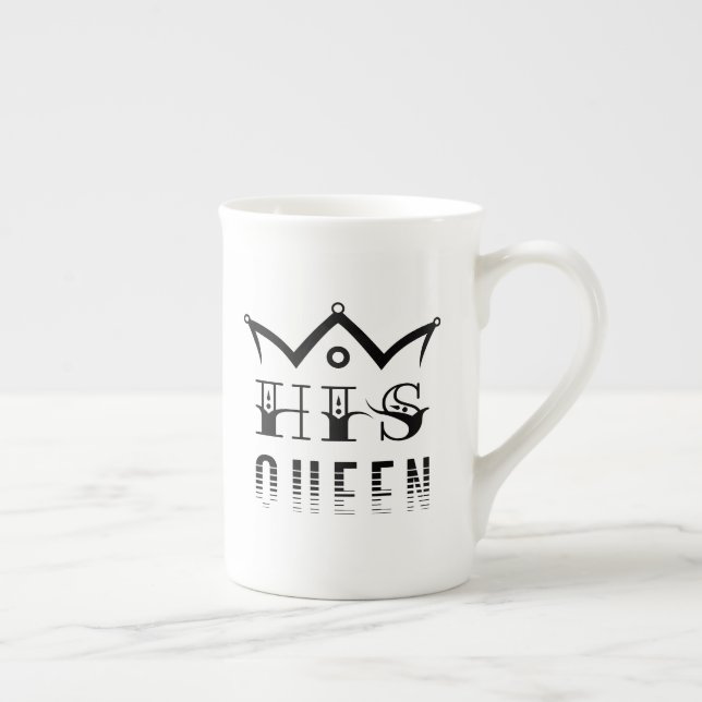 Caneca De Porcelana Sua Rainha (Direita)