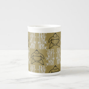 Caneca De Porcelana Sumo Wrestler