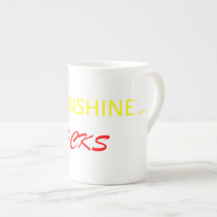 Caneca De Porcelana Sunshine Rocks Coffee Mug