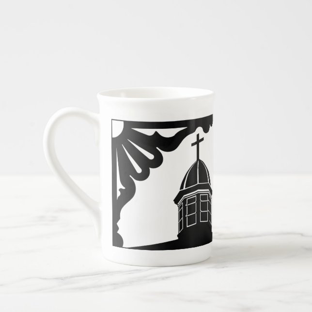 Caneca De Porcelana Tabernacle and Gingerbird - Martha's Vineyard (Esquerda)