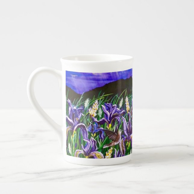 Caneca De Porcelana Taça Iris Fields (Esquerda)