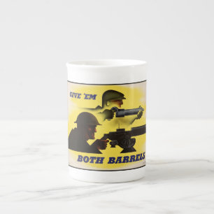 Caneca De Porcelana Tanto os barris como os militares e a indústria, o