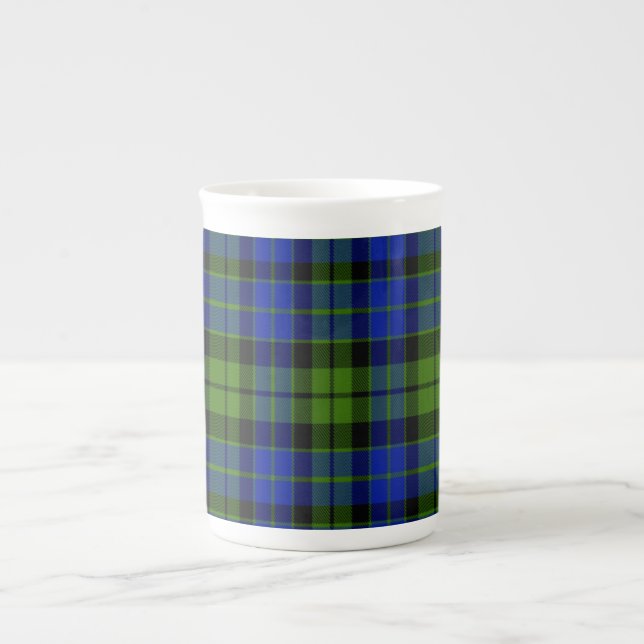 Caneca De Porcelana Tartan do Scottish de Allen (Frente)