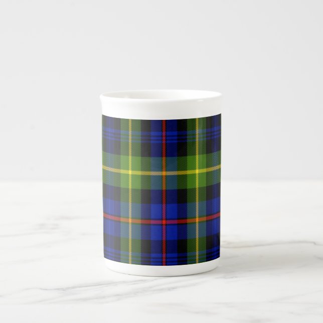 Caneca De Porcelana Tartan do Scottish do arqueiro (Frente)