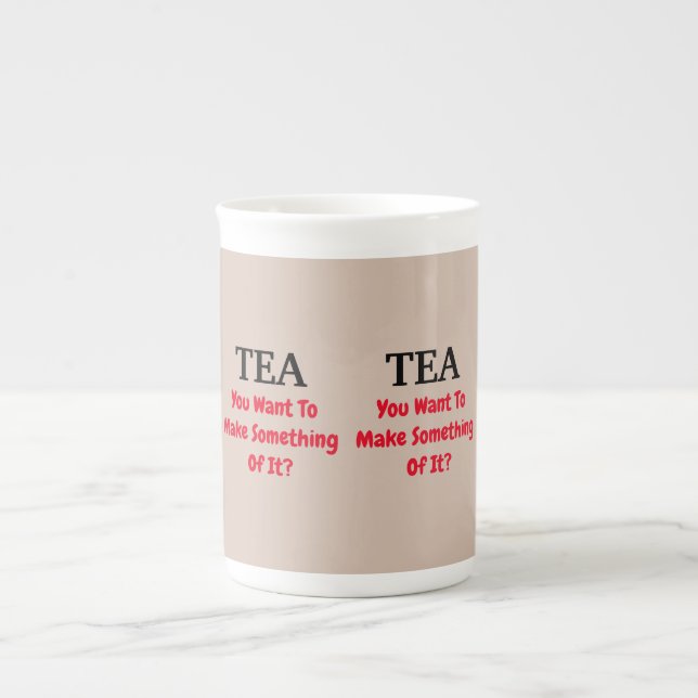 Caneca De Porcelana TEA Strong COFFEE MUG (Frente)