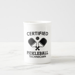 Caneca De Porcelana Técnico de Pickleball Certificado