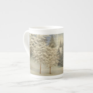Caneca De Porcelana Tempestade adiantada da neve