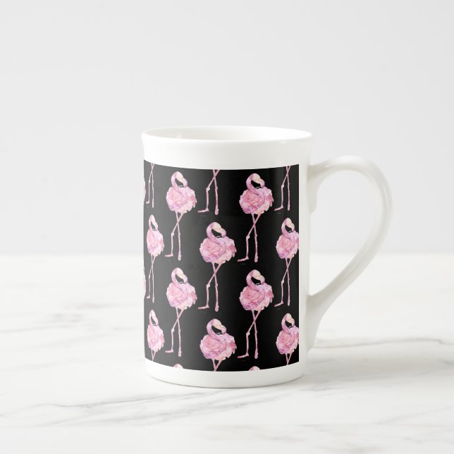 Caneca De Porcelana Tender Flamingo Series Design 3 (Direita)