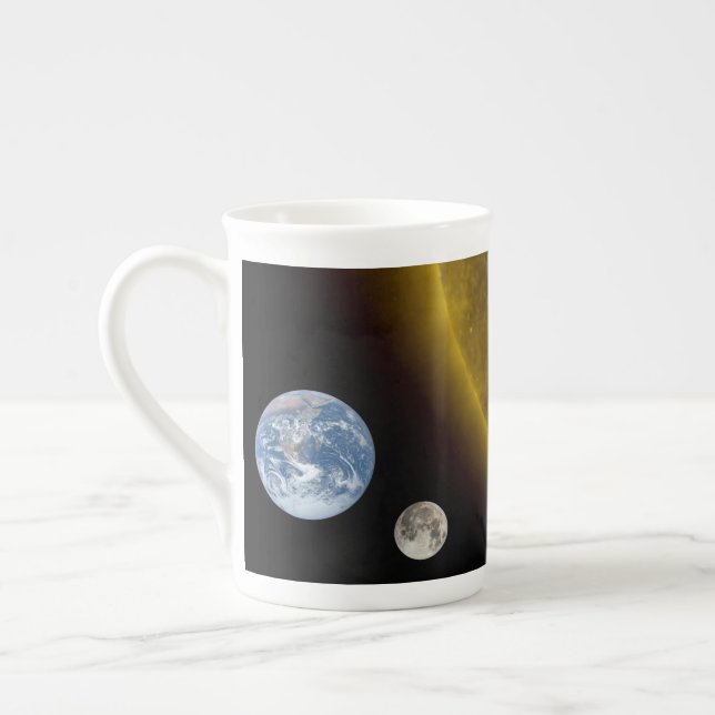 Caneca De Porcelana Terra e Sol (Esquerda)