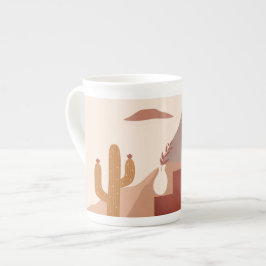 Caneca De Porcelana Terracotta