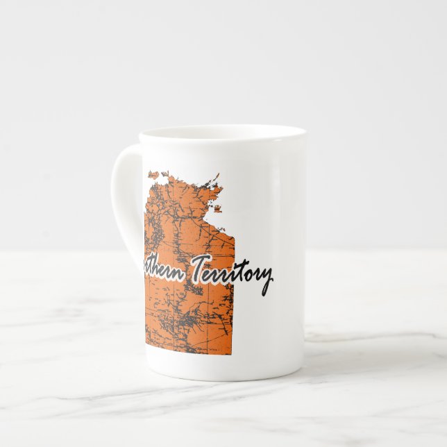 Caneca De Porcelana Território norte (Frente Esquerda)