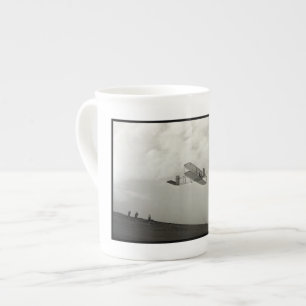 Caneca De Porcelana Teste de Voo de Planador Aviação Irmãos Wright