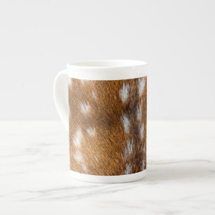 Caneca De Porcelana Textura de pele de veado