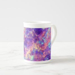 Caneca De Porcelana Textura violeta amassada