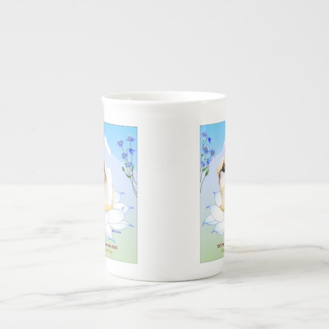 Caneca De Porcelana Tibbie Specialty Bone China Mug (Frente)