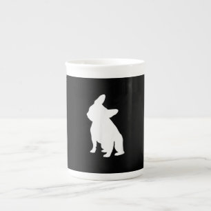 Caneca De Porcelana Tilt Roupa Frenchie Head Bulldog Gift