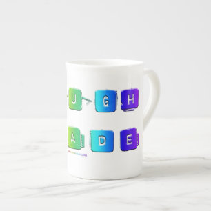 Caneca De Porcelana Tipografia pop queer de comércio áspero do Slipper