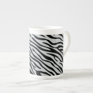 Caneca De Porcelana Tiras de Zebra Mágica Clique para Personalizar a c