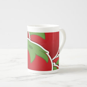 Caneca De Porcelana Tomate Funky