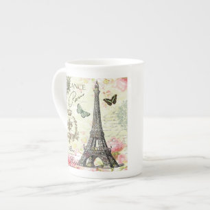 Caneca De Porcelana torre Eiffel moderna do francês do vintage