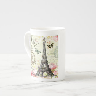 Caneca De Porcelana torre Eiffel moderna do francês do vintage