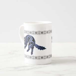 Caneca De Porcelana Tribo Ferret: Dança de Guerra!