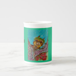 Caneca De Porcelana Troll da Árvore Emaranhada