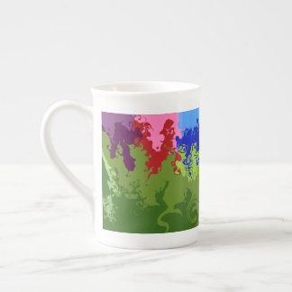 Caneca De Porcelana UbeStrawBlueberryMatchate Abstrato
