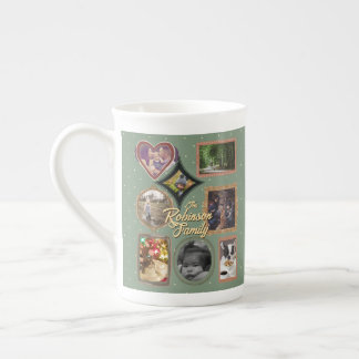 Caneca De Porcelana Ultimate 19 Family Photos Retro Frame Collage