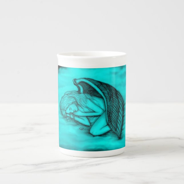 Caneca De Porcelana Um Anjo Dormindo (Frente)