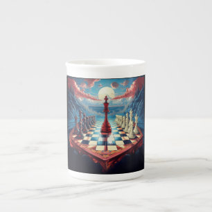 Caneca De Porcelana Um Novo Conceito Sobre O Jogo Do Xadrez