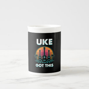 Caneca De Porcelana Umu Tem Um Engraçado Músico De Guitarra Ukulele