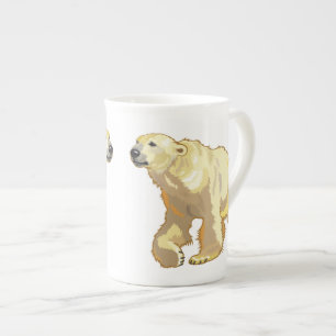 Caneca De Porcelana urso polar