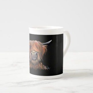 Caneca De Porcelana Vaca 'BRUCE', Vaca do Land da Escócia