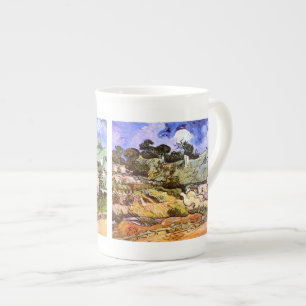 Caneca De Porcelana Van Gogh: Casa de campo dos fazendeiros em