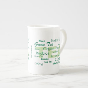 Caneca De Porcelana Variedades de chá