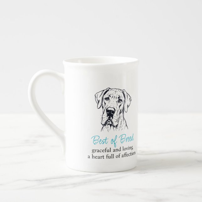 Caneca De Porcelana Vencedor do Melhor da Raça (Esquerda)