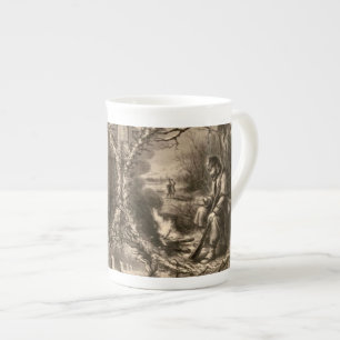 Caneca De Porcelana Véspera de Natal - Thomas Nast 1863