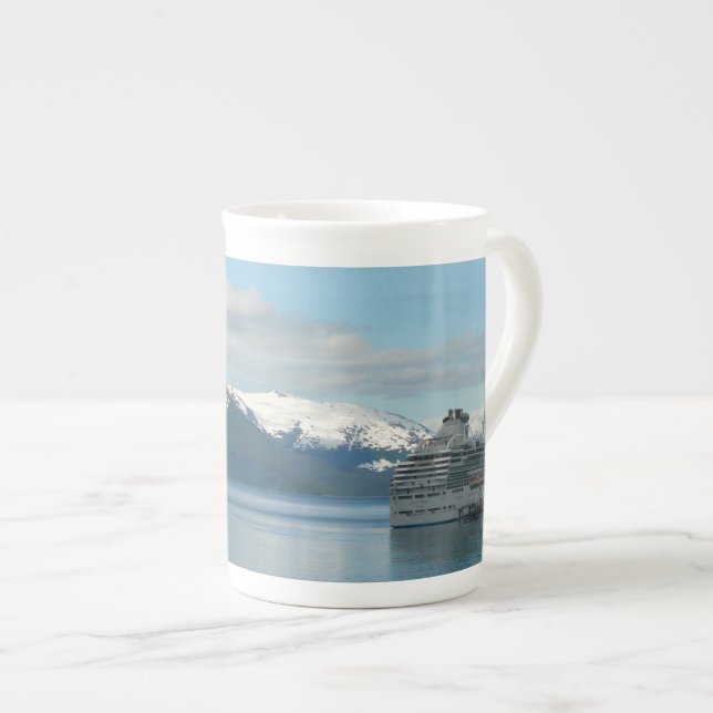 Caneca De Porcelana Viagem Fotografia de Férias de Cruise do Alaska (Frente Esquerda)