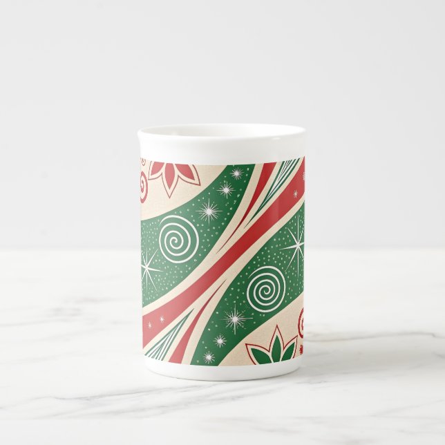 Caneca De Porcelana Vibrações de Natal (Frente)