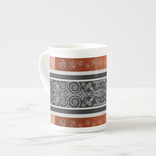 Caneca De Porcelana Viking Tattoo (Frente Esquerda)