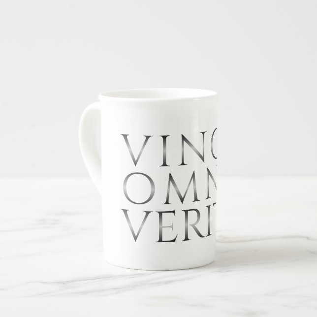 Caneca De Porcelana VINCIT OMNIA VERITAS - Luz (Frente Esquerda)