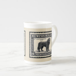 Caneca De Porcelana Vintage Newfound Dog