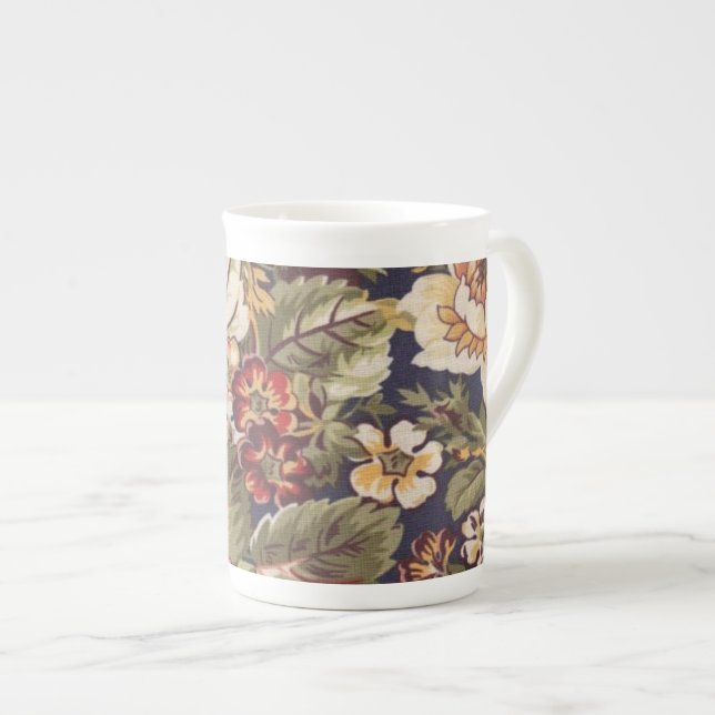 Caneca De Porcelana Vintage Wildflower Mug (Frente Esquerda)