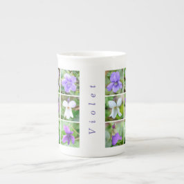 Caneca De Porcelana 'Violeta'